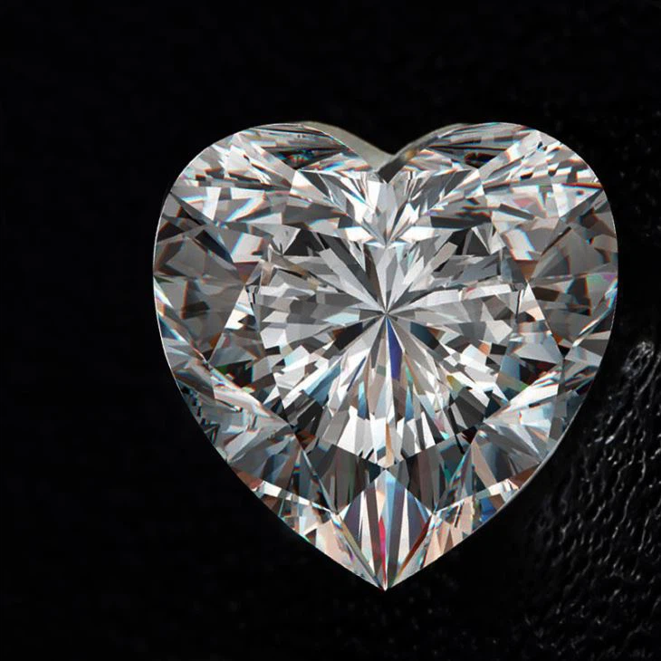 Heart Cut Loose Moissanite D/E/F/G/H Color
