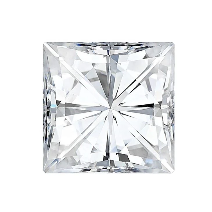 Lab-Created Princess Sic Loose Moissanite
