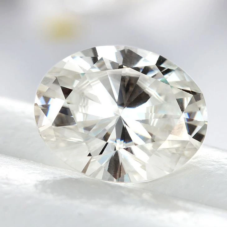 Oval-Cut DEF Moissanite For Jewelry Making
