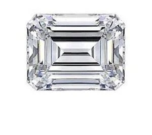 D Color Emerald Cut Synthetic Loose Moissanite