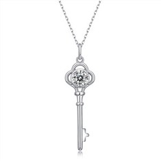 925 Silver 1.0ct Moissanite Necklace