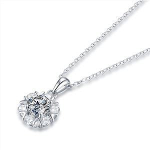 Silver 925 Moissanite Necklace