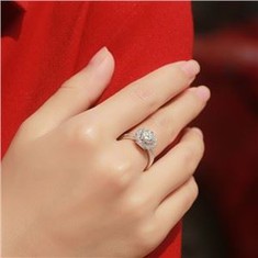 925 Silver Moissanite Fashion Rings