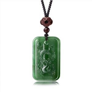 Dragon Green Natural Jade Pendants